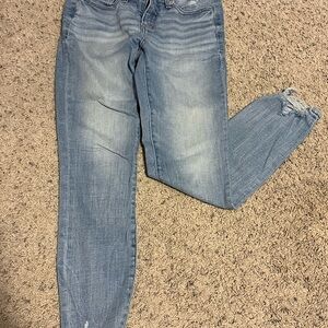 Distressed Light Wash Jeans